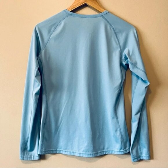 Mountain Equipment  Co op Light Blue Activewear Long Sleeve Shirt Size US M - Picture 5 of 5